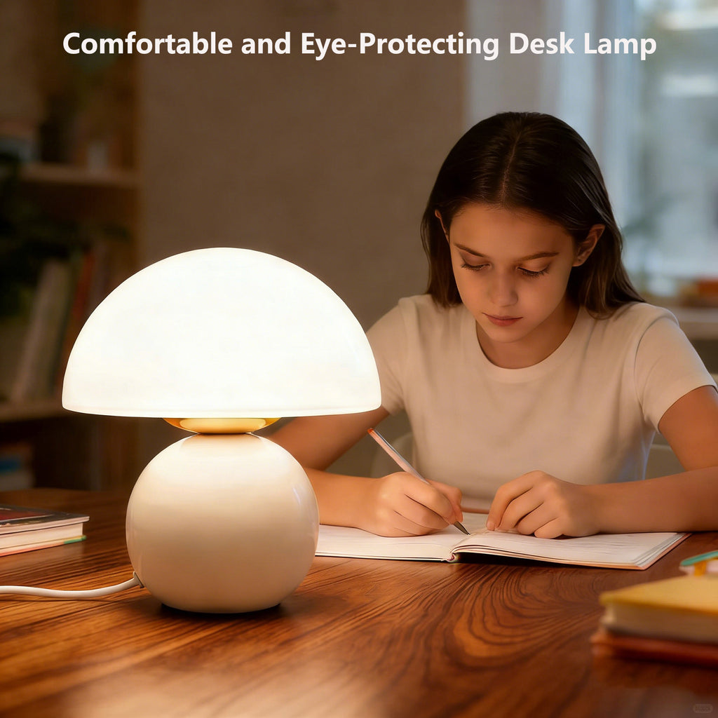 Mushroom 670nm Red Light Sleep Lamp Desk Lamp Table Lamp – , 3 Color Temperatures, Dimmable